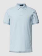 POLO RALPH LAUREN Slim Fit Poloshirt mit unifarbenem Design in Hellbla...