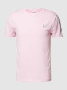 Polo Ralph Lauren T-Shirt mit Rundhalsausschnitt in Rosa, Größe S