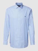 Polo Ralph Lauren Custom Fit Business-Hemd mit Streifenmuster in Weiss...