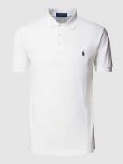 Polo Ralph Lauren Poloshirt mit Logo-Stitching in Weiss, Größe S