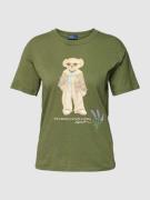 Polo Ralph Lauren T-Shirt mit Motiv-Stitching Modell 'PROV BEAR' in Ol...