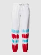 Polo Ralph Lauren Sweatpants mit Batik-Look in Weiss, Größe XS