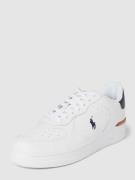 Polo Ralph Lauren Sneaker mit Label-Stitching in Weiss, Größe 46