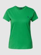 Polo Ralph Lauren T-Shirt mit Label-Stitching in Grass, Größe S
