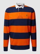 Polo Ralph Lauren Classic Fit Longsleeve mit Streifenmuster in Orange,...