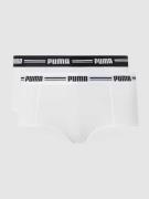 Puma Panty mit Stretch-Anteil im 2er-Pack in Weiss, Größe XS