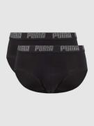 Puma Slip mit Stretch-Anteil im 2er-Pack in Black, Größe S