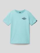 Quiksilver T-Shirt mit Label-Stitching Modell 'TRADESMITH' in Ocean, G...
