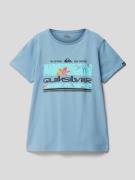 Quiksilver T-Shirt mit Label-Motiv-Print Modell 'TROPICAL RAINBOW' in ...