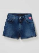 Replay Skinny Fit High Waist Jeansshorts mit Stretch-Anteil Modell 'Ge...