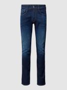 Replay Jeans im 5-Pocket-Design Modell 'ANBASS' in Marine, Größe 38/34