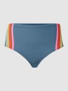 Rip Curl Bikini-Hose mit Kontraststreifen in Blau, Größe XS