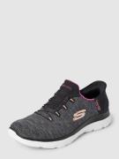 SKECHERS Sneaker mit Label-Details Modell 'SUMMITS' in Black, Größe 36