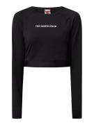 The North Face Cropped Shirt mit Stretch-Anteil in Black, Größe XL