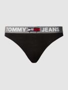 TOMMY HILFIGER String mit Logo-Bund in Black, Größe XS
