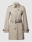 Tommy Hilfiger Trenchcoat mit Gehschlitz in Beige, Größe XS