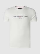 Tommy Hilfiger T-Shirt aus Bio-Baumwolle in Weiss, Größe S