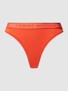 TOMMY HILFIGER String mit elastischem Logo-Bund in Orange, Größe XS