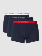 Tommy Hilfiger Trunks mit Logo-Stitching im 3er-Pack in Marine, Größe ...