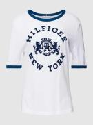 Tommy Hilfiger T-Shirt mit Label-Detail in Weiss, Größe M