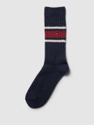 Tommy Hilfiger Socken mit Label-Stitching in Dunkelblau, Größe 39/42
