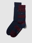 Tommy Hilfiger Socken mit Label-Details im 2er-Pack in Bordeaux, Größe...