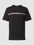Tommy Hilfiger T-Shirt mit Label-Print in Black, Größe M
