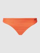 TOMMY HILFIGER Bikini-Hose mit Strukturmuster in Koralle, Größe XS
