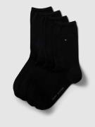 Tommy Hilfiger Socken mit Label-Stitching im 4er-Pack in Black, Größe ...