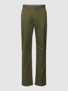 Tommy Hilfiger Chino in unifarbenem Design Modell 'DENTON' in Oliv, Gr...