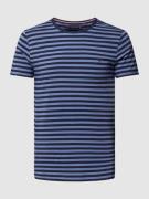 Tommy Hilfiger Slim Fit T-Shirt mit Logo-Stitching in Rauchblau, Größe...