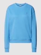 Tommy Hilfiger Sweatshirt mit Logo-Stitching in Bleu, Größe S