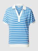 Tommy Hilfiger T-Shirt mit Streifenmuster in Bleu, Größe S