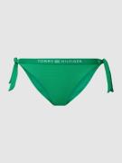 TOMMY HILFIGER Bikini-Slip mit Label-Print in Gruen, Größe XS