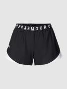 Under Armour Shorts mit elastischem Logo-Bund Modell 'Play Up' in Blac...