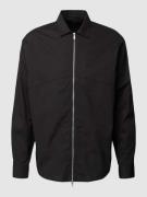 ARMANI EXCHANGE Hemdjacke mit Umlegekragen in Black, Größe S
