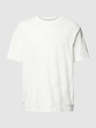 ARMANI EXCHANGE T-Shirt mit Strukturmuster in Offwhite, Größe M