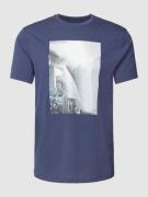 ARMANI EXCHANGE T-Shirt mit Motiv-Print in Dunkelblau, Größe S