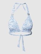 Barts Bikini-Oberteil mit Allover-Muster Modell 'DELTIA' in Ocean, Grö...