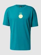 BOSS Green T-Shirt mit Label-Print Modell 'Tee 2' in Gruen, Größe M