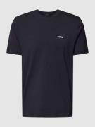 BOSS Green T-Shirt mit Label-Print in Marine, Größe L