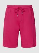 BOSS Green Sweatshorts mit Label-Details Modell 'Headlo' in Pink, Größ...
