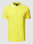 BOSS Green Poloshirt mit Label-Stitching Modell 'PADDY' in Gelb, Größe...