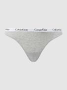 Calvin Klein Underwear String mit Stretch-Anteil in Silber Melange, Gr...