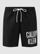 Calvin Klein Underwear Badehose mit Label-Print in Black, Größe S