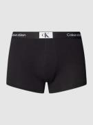 Calvin Klein Underwear Trunks mit eingewebten Label-Details in Black, ...