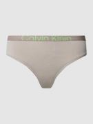 Calvin Klein Underwear String mit elastischem Label-Bund Modell 'FUTUR...