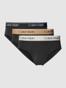 Calvin Klein Underwear Slip mit elastischem Bund im 3er-Pack in Black,...