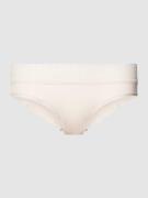 Calvin Klein Underwear Hipster mit Spitzenbesatz und Label-Detail in H...