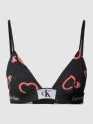 Calvin Klein Underwear BH mit Label-Details Modell '1996 VDAY' in Blac...